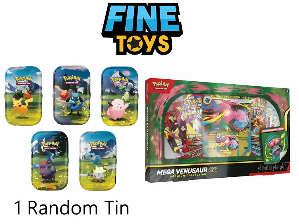 the Mega Venusaur ex ALT ART Premium Collection (8 Packs!) plus the Ascended Heroes Mini Tin. Secure 10 Total Packs and exclusive promos